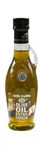 Korvel Extra Szűz Olívaolaj Med. szarvasgomba 250 ml (229 ml)